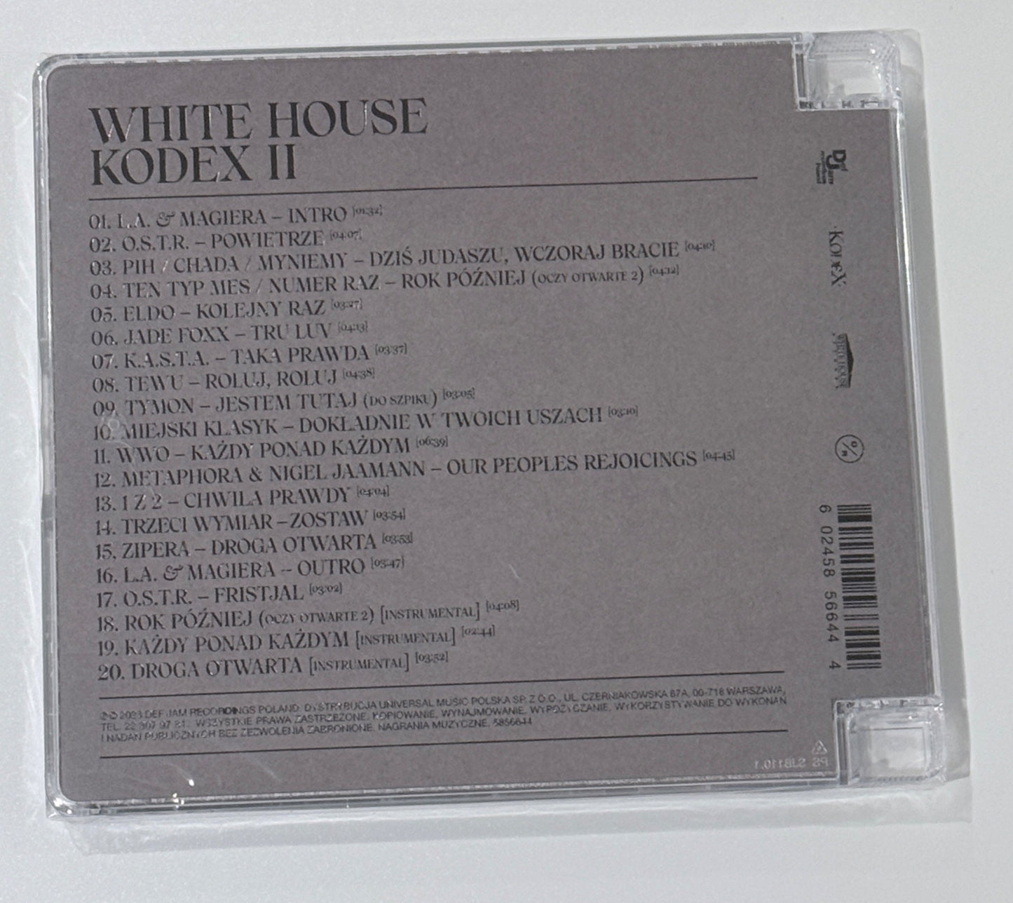 🇵🇱Polish CD - White House - Kodex II: Proces (2023)