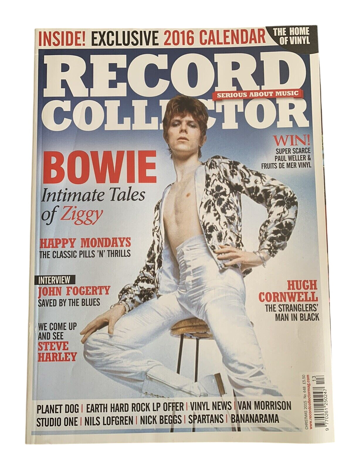 RECORD COLLECTOR MAGAZINE ~ Christmas 2015 - ISSUE: 448 - David Bowie