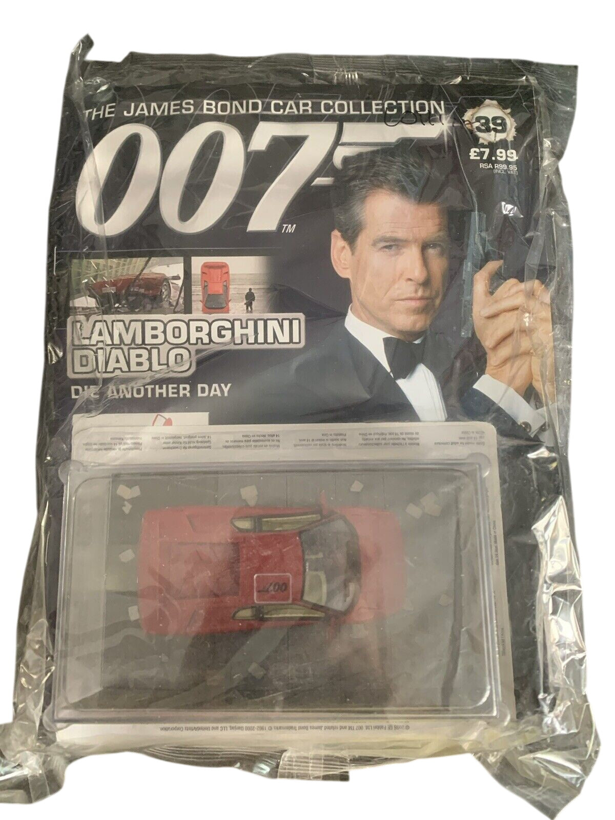 James Bond Car Collection 007 - Lamborghini Diablo #39 Rare New