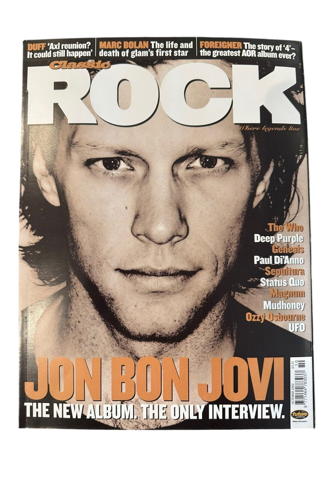 Classic Rock Magazine Issue 45 - October 2002 Bon Jovi