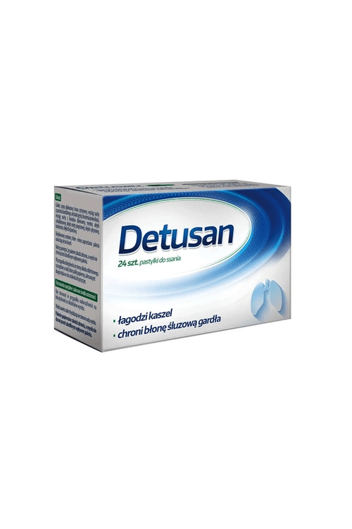 Detusan - 24szt.pastylki do ssania/Lozenges - My Health Oasis