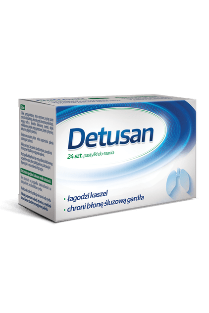 Detusan - 24szt.pastylki do ssania/Lozenges - My Health Oasis