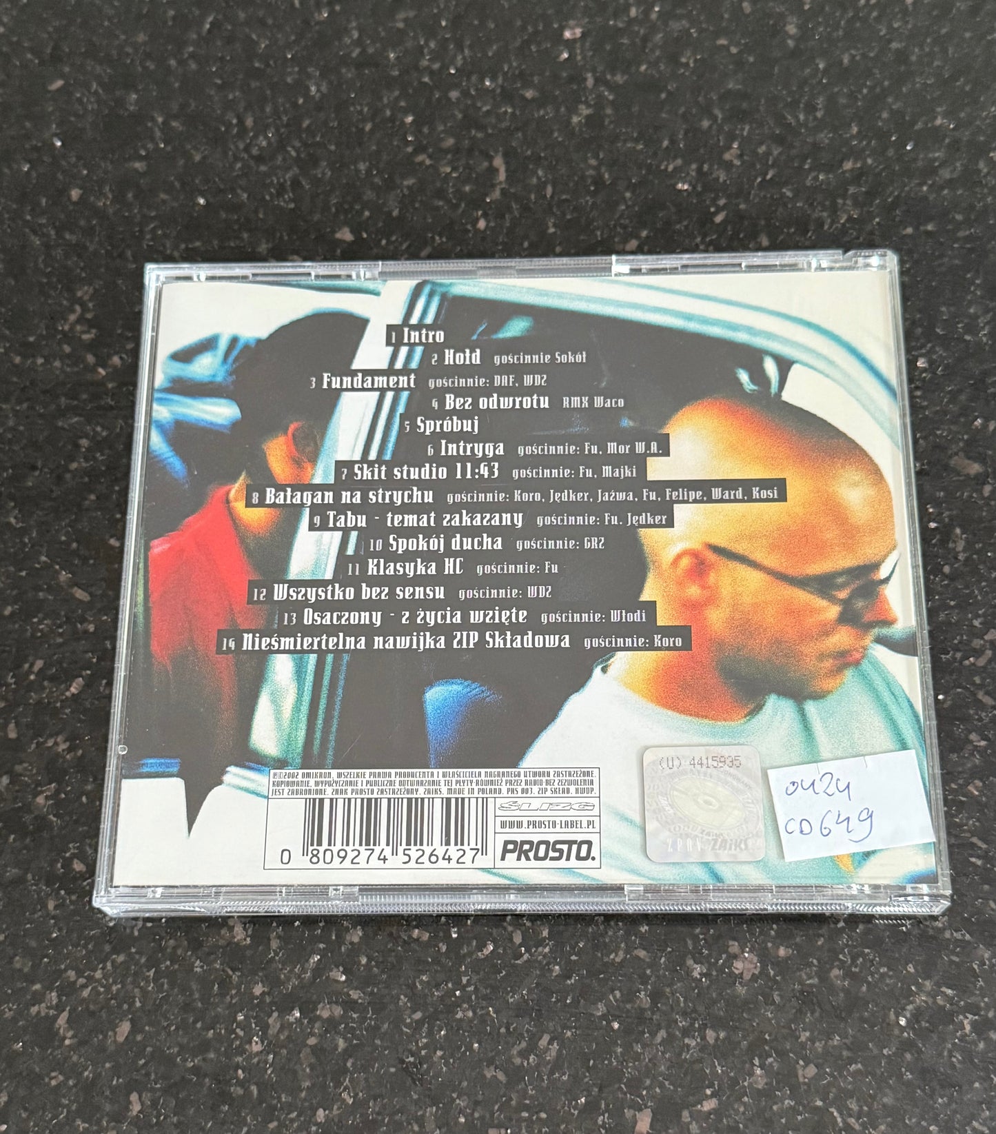 🇵🇱 Polish Hip Hop CD - Pono - Hold (Hołd) 2002 First Release ZIP Sklad Prosto 🇵🇱 Polish Hip Hop Polski Hip Hop CD