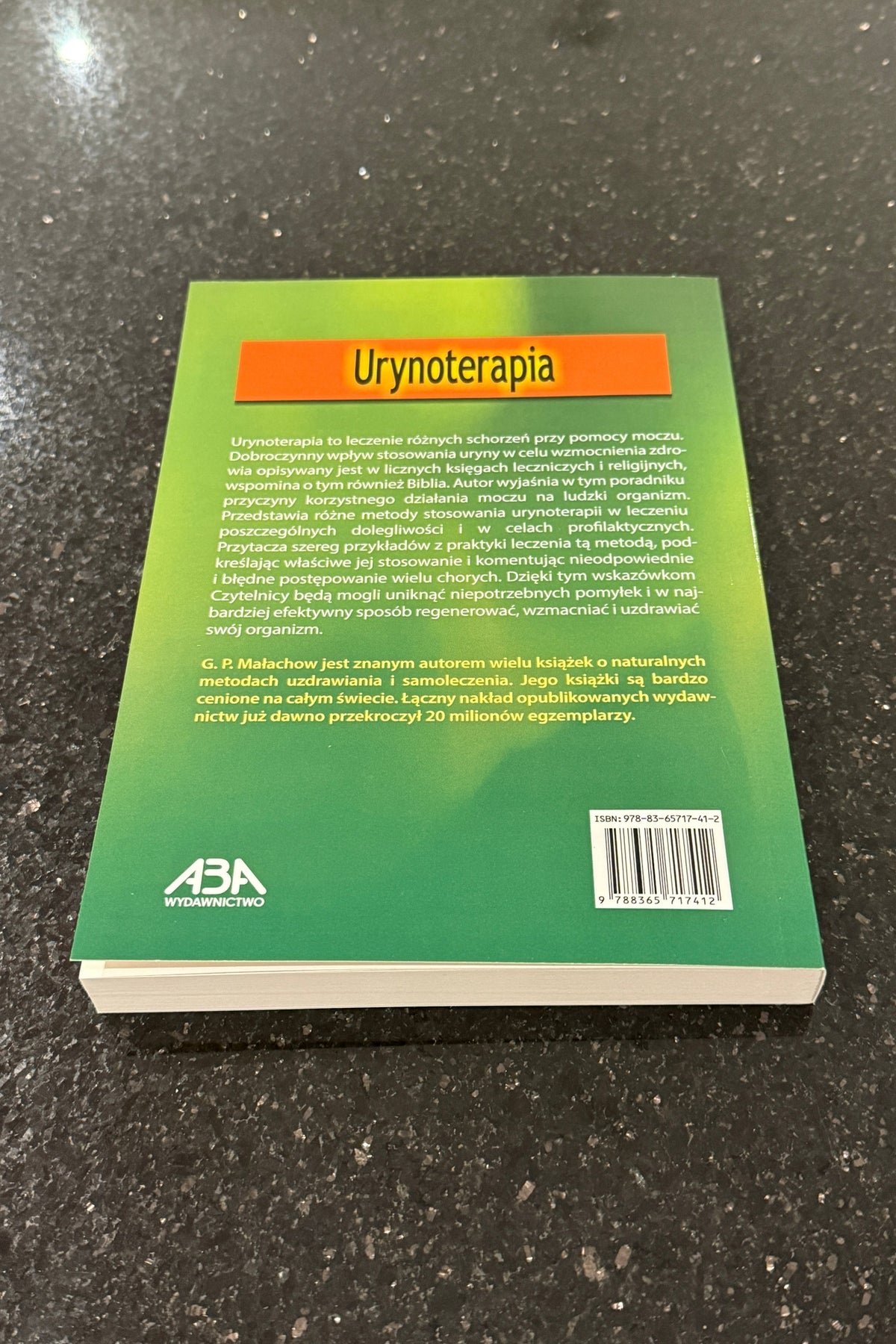 Giennadij Małachow - Urynoterapia - Polish Book Malachow