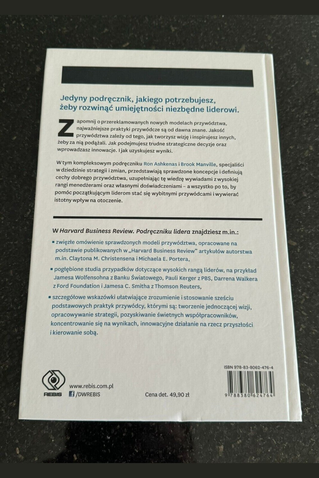 Harvard Business Review Podręcznik lidera Podrecznik ASHKENAS #