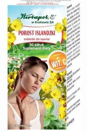 Herbapol POROST ISLANDZKI - 30 Tablets - My Health Oasis
