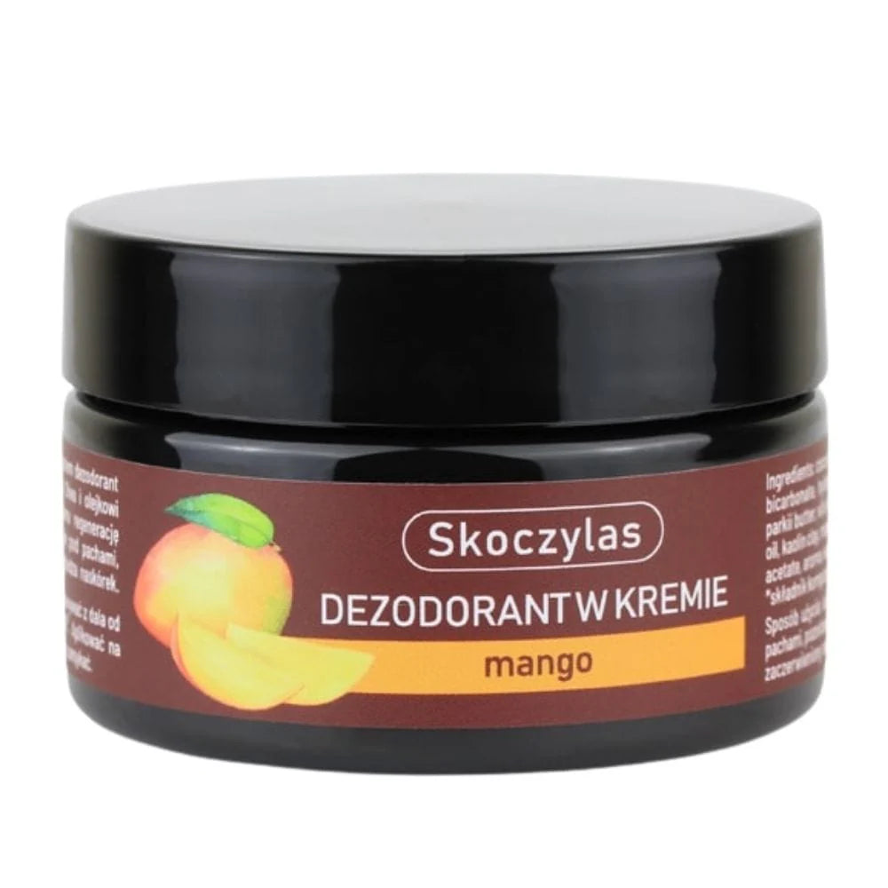Skoczylas Natural Cream Deodorant – Mango – Aluminium-Free with Shea, Mango & Avocado – 60ml