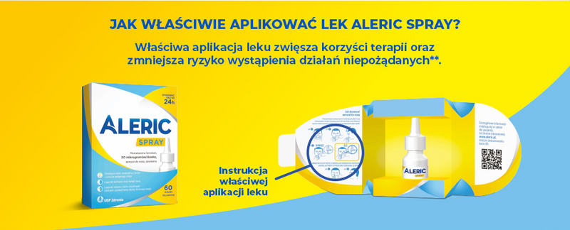 Aleric Spray Mometazonu furoinian 50 mcg/dawkę 140 dawek (18g) – Aleric Spray Mometasone Furoate 50 mcg/dose 140 doses (18g) Nasal Spray