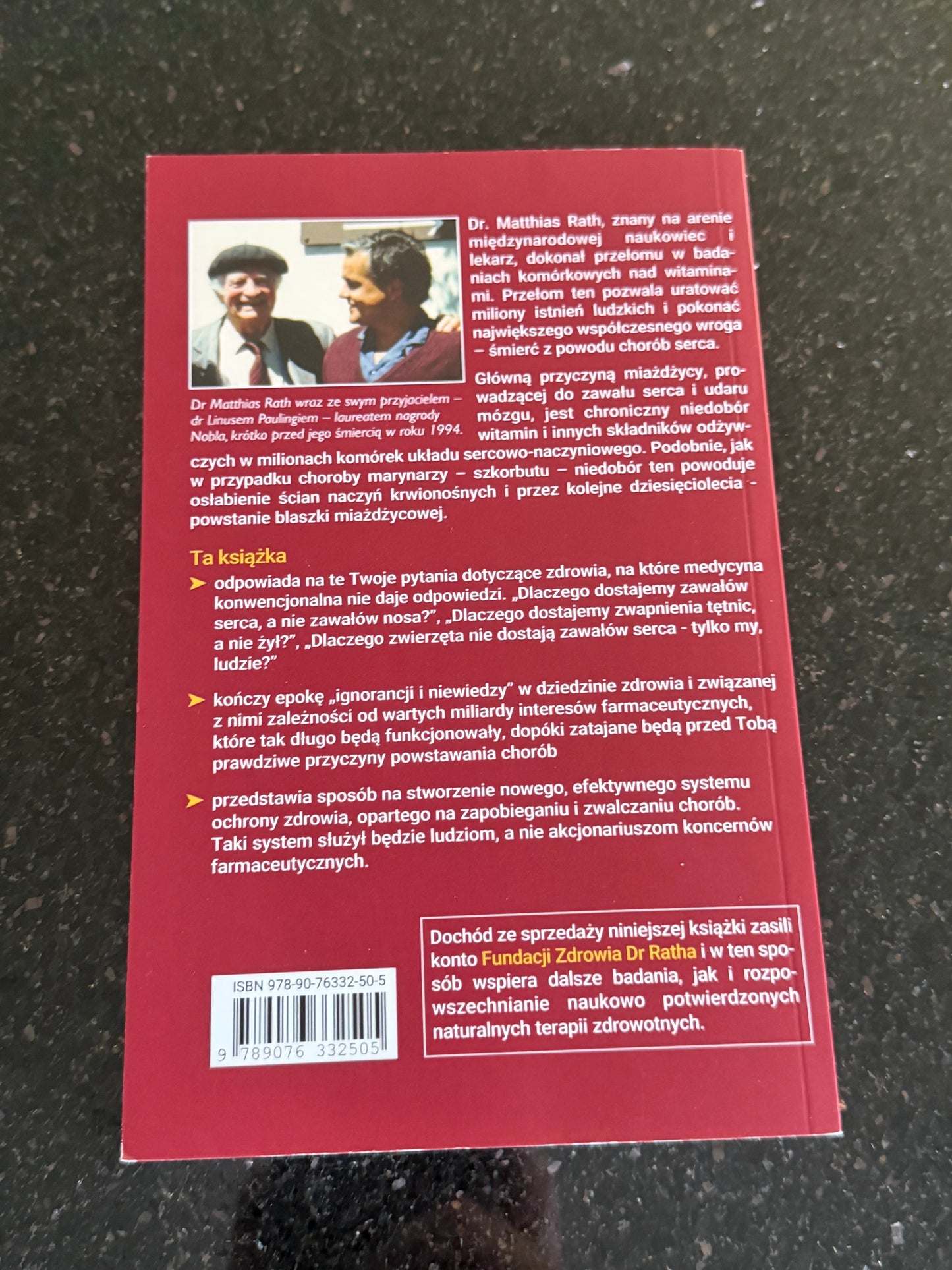 Polish 🇵🇱 Book -Dr. Matthias Rath - Dlaczego zwierzeta nie dostaja zawalow (zawałów) tylko my…ludzie - Next Day Delivery