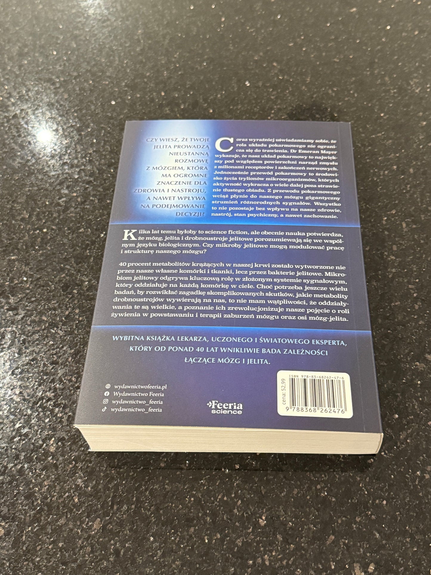 Polish Book - Twój drugi mózg (Twoj mozg) EMERAN MAYER / Feeria