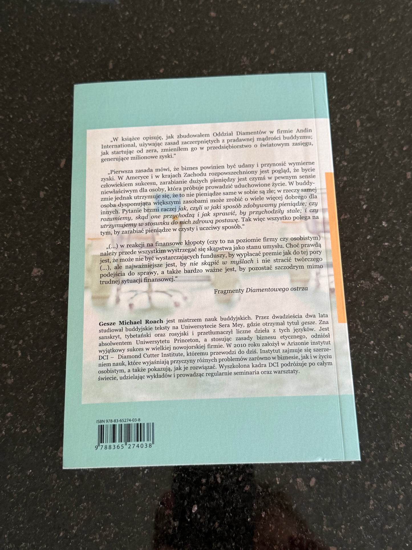 Polish π΅π± Book - Gesze Michael Roach - Diamentowe ostrze