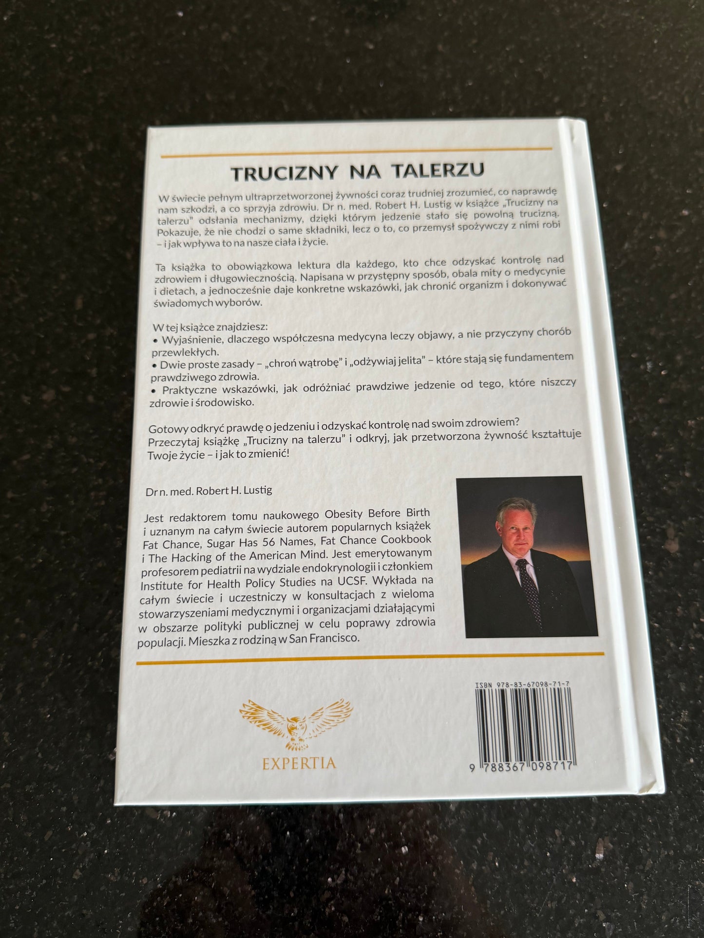 Polish 🇵🇱 Book - Dr. Robert H. Lusting - Trucizny na talerzu