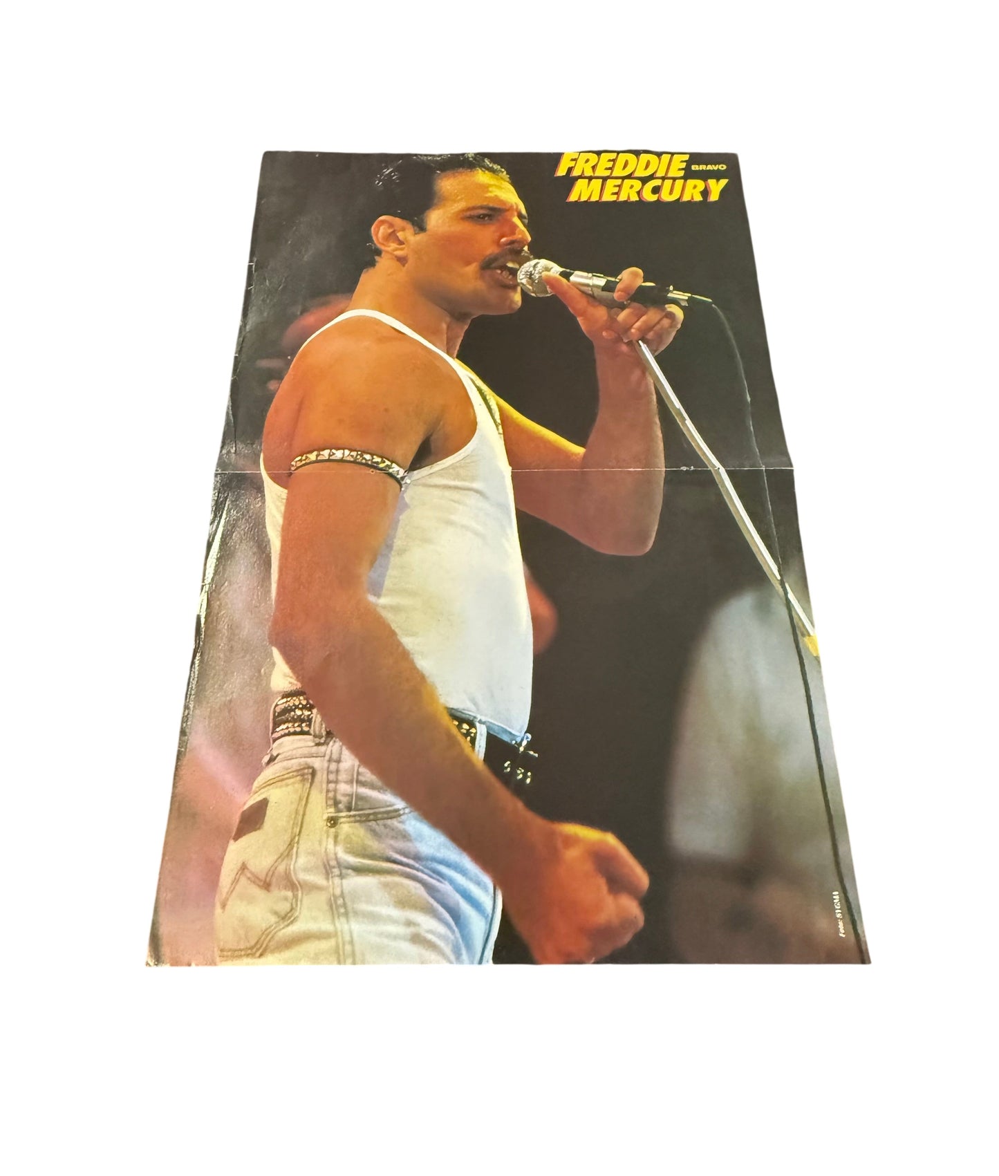 Freddy Mercury QUEEN - Medium Sized Old School Poster - RARE