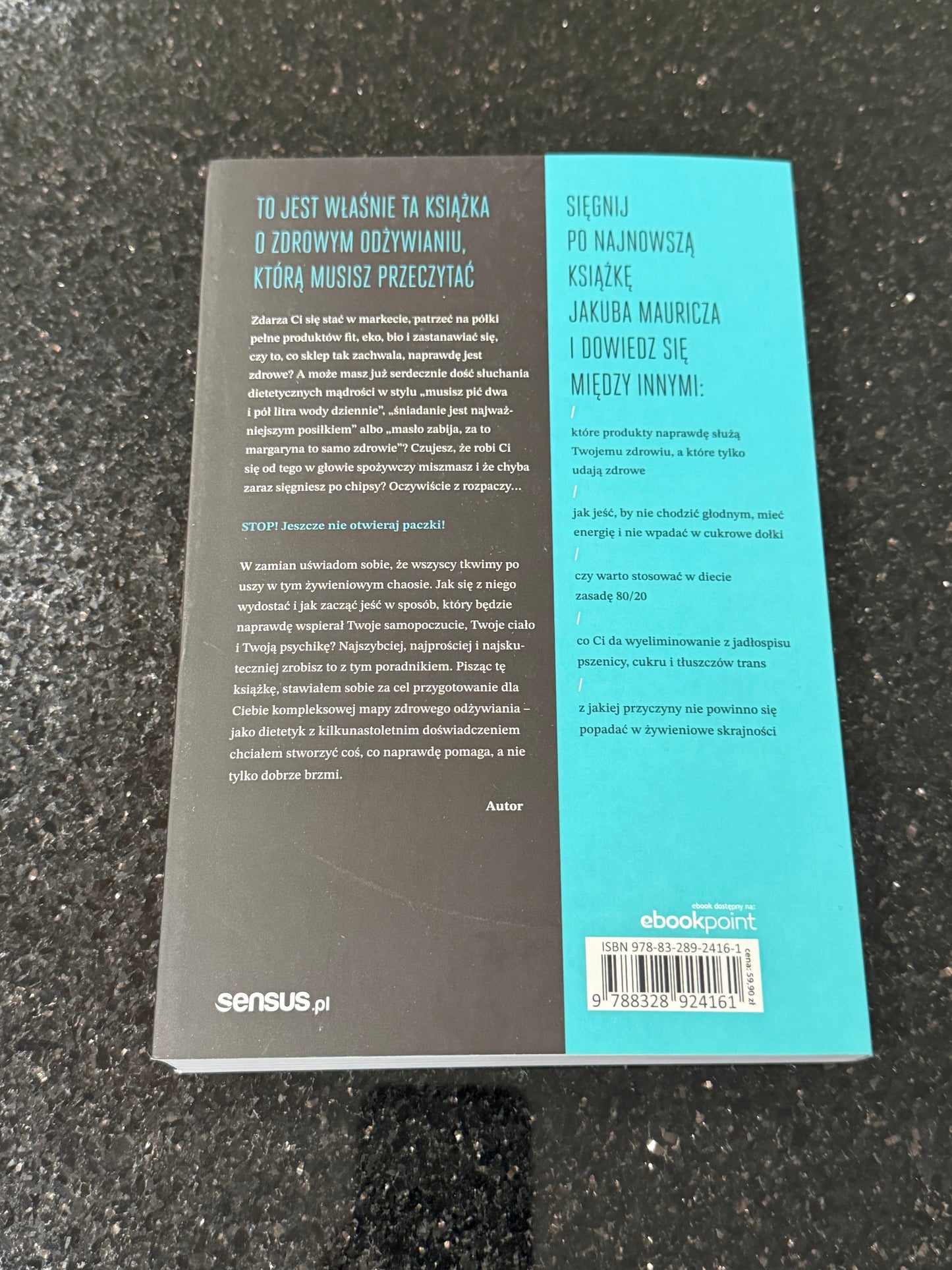 🇵🇱Polish Book - Jakub Mauricz - Jedz madrze Zyj Zdrowo