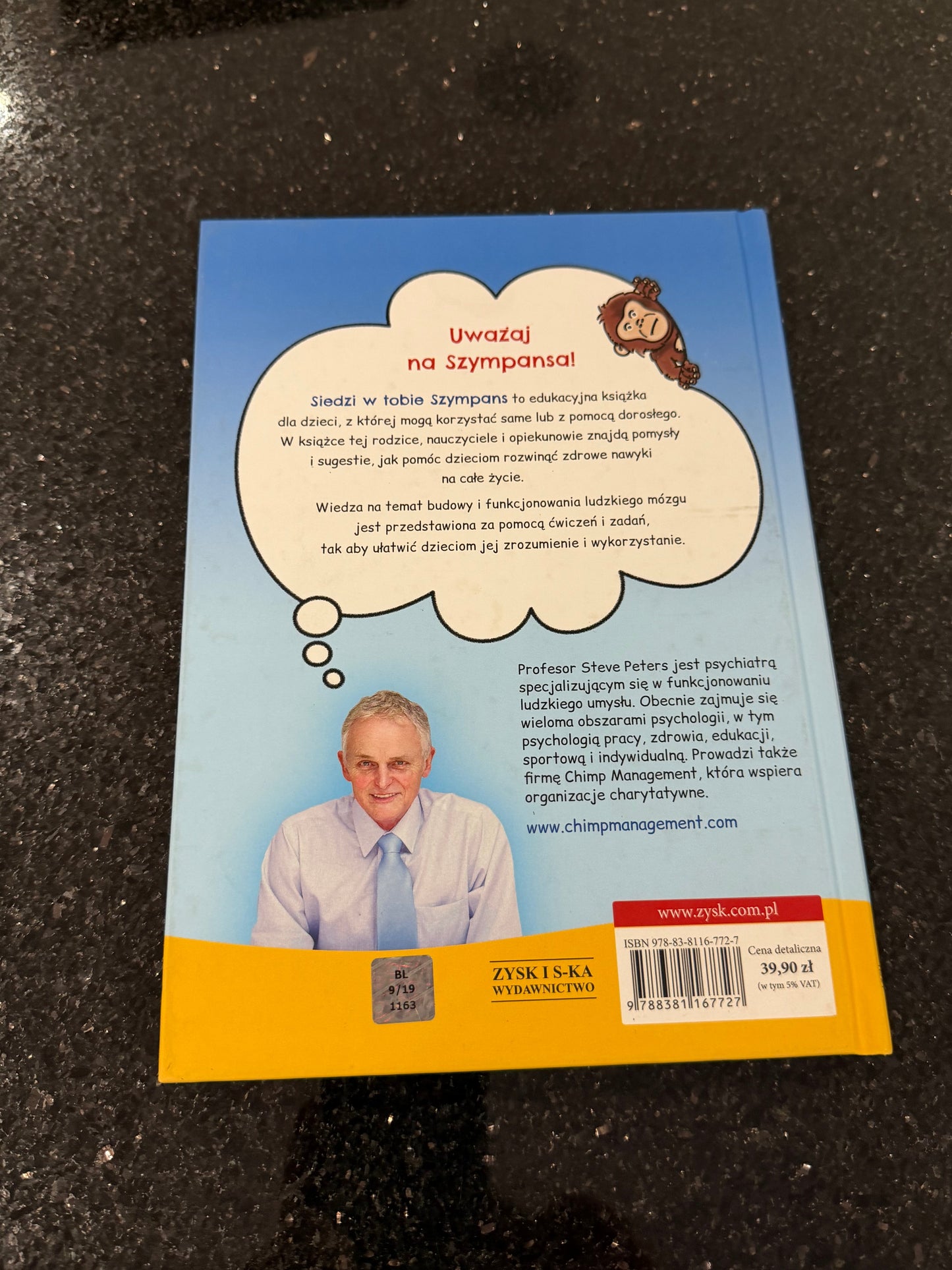 🇵🇱Polish Book - Prof. Steve Peters - Siedzi w Tobie Szympans
