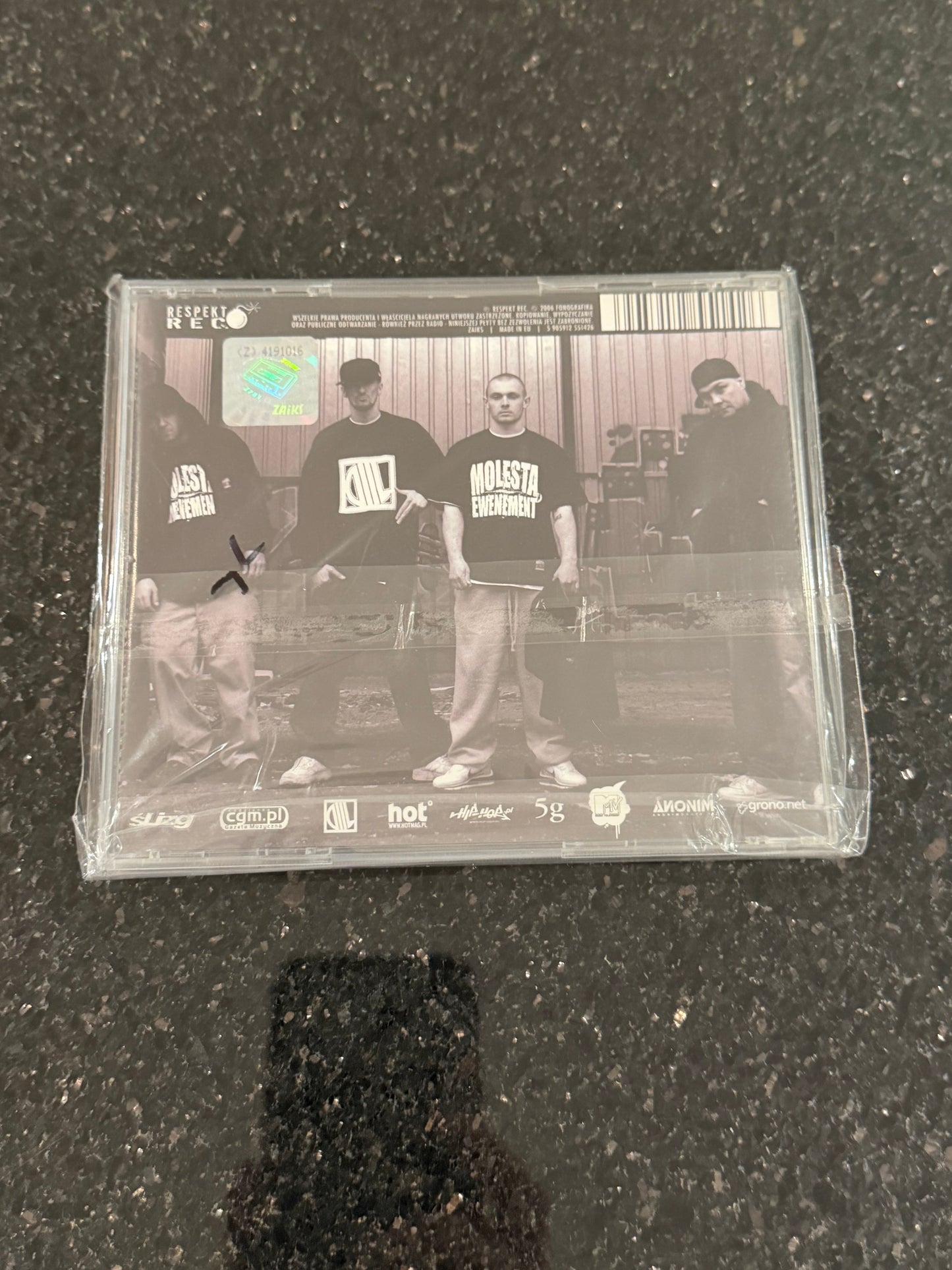 🇵🇱Polish Hip Hop CD - Molesta - Nigdy Nie Mów Nigdy 1Wyd. 2006 Polski Hip Hop
