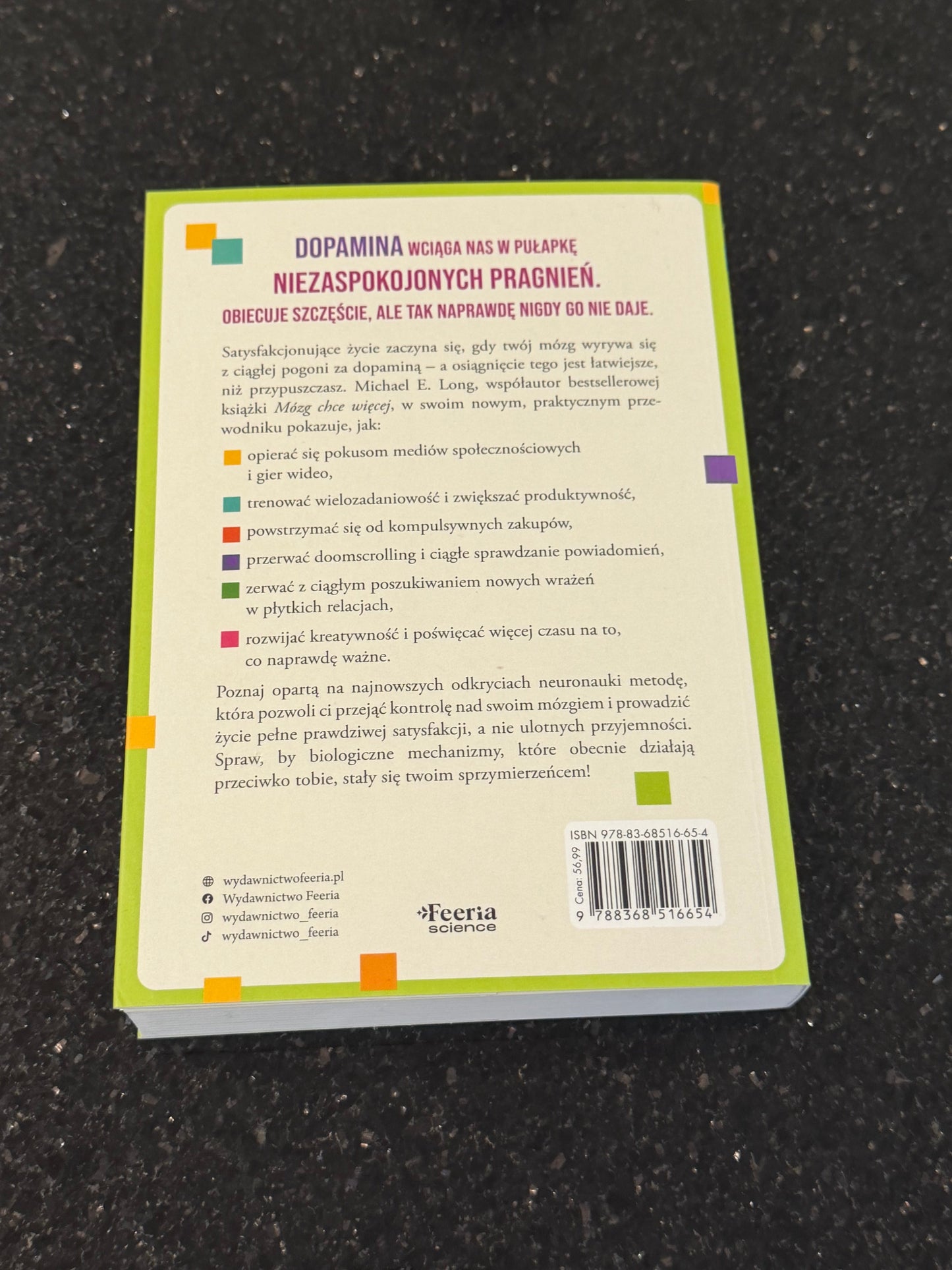 🇵🇱Polish Book - Michael E. Long - Paradoks Dopaminy