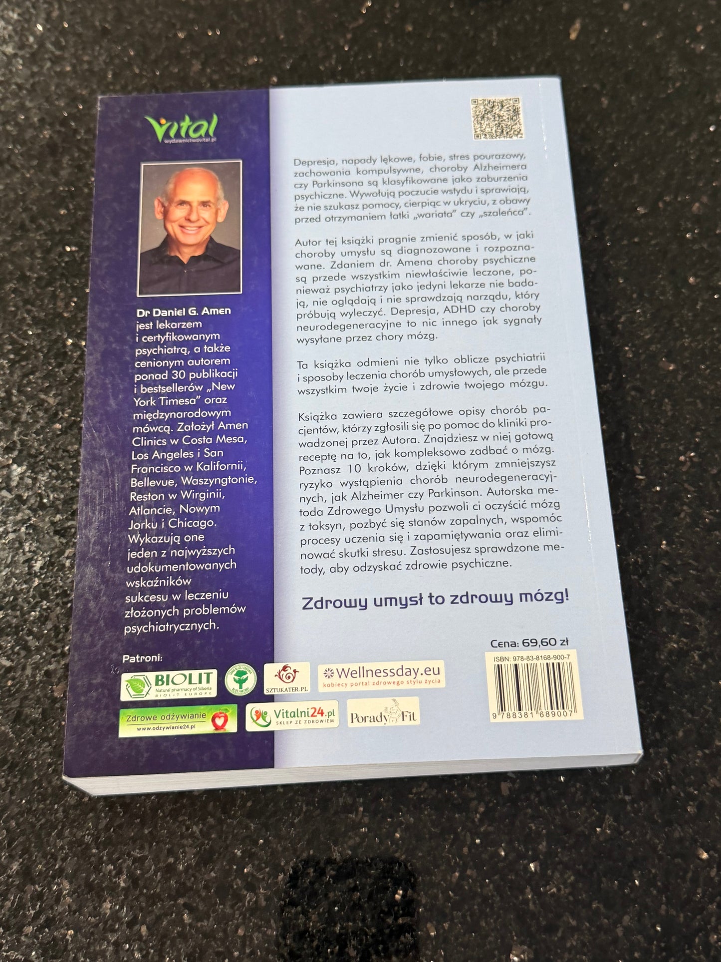 🇵🇱Polish Book - Dr. Daniel G. Amen - Zdrowy Umysł