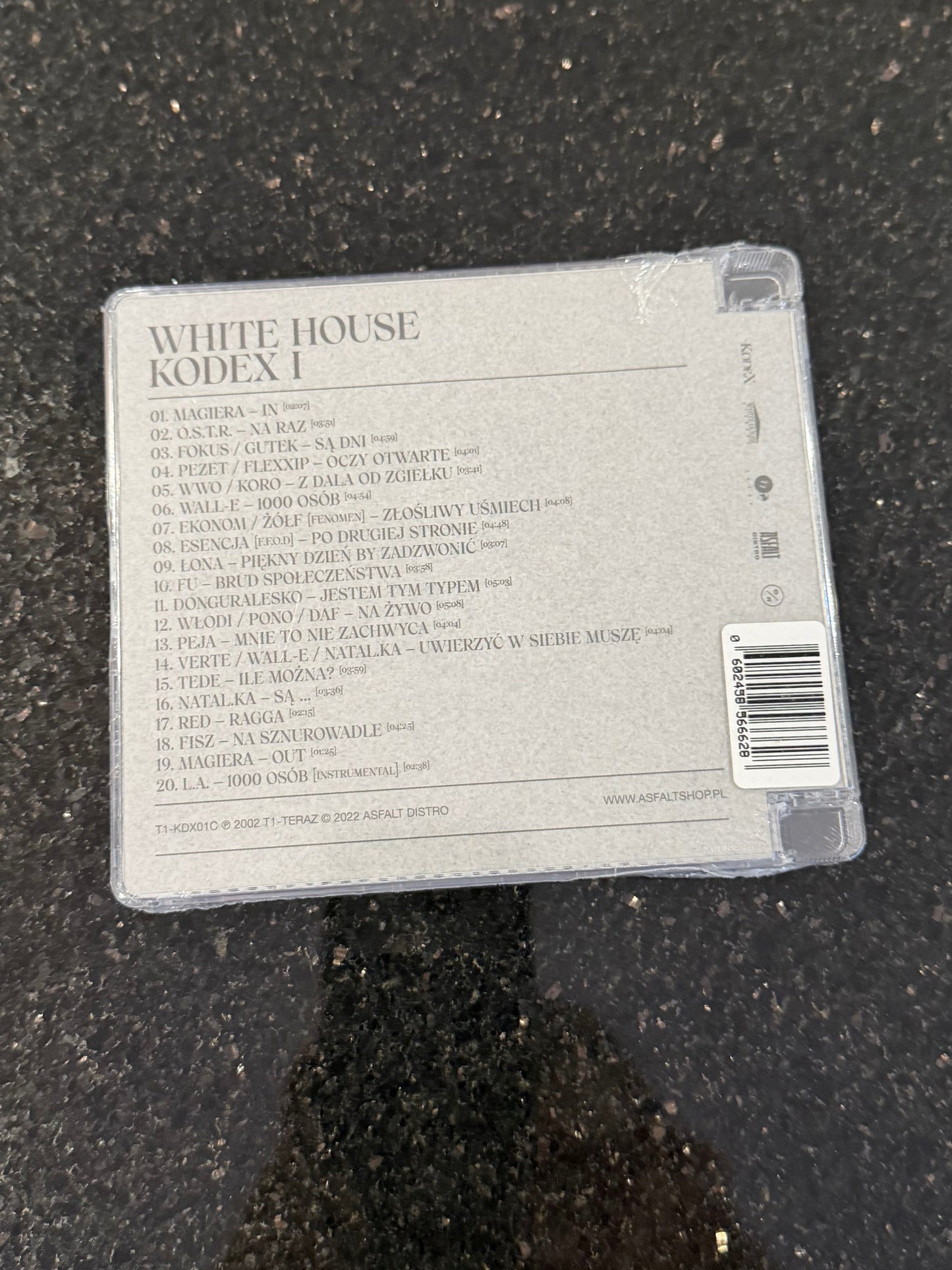 🇵🇱Polish Hip Hop CD - White House (Magiera & L.A.) - Kodex I Polski Hip Hop Rap
