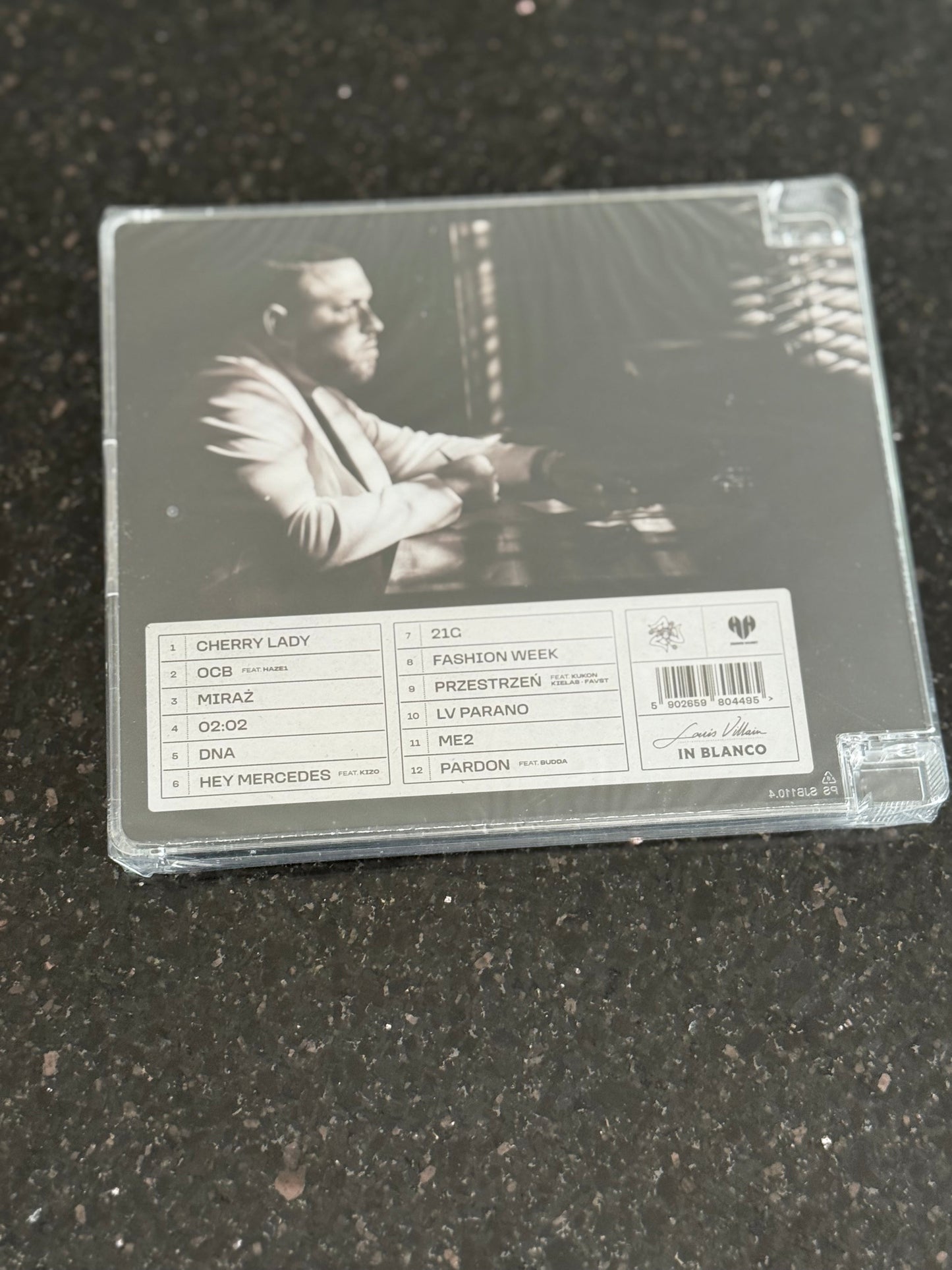 🇵🇱 Polish Hip Hop CD - Louis Villain - In blanco Polski Hip Hop