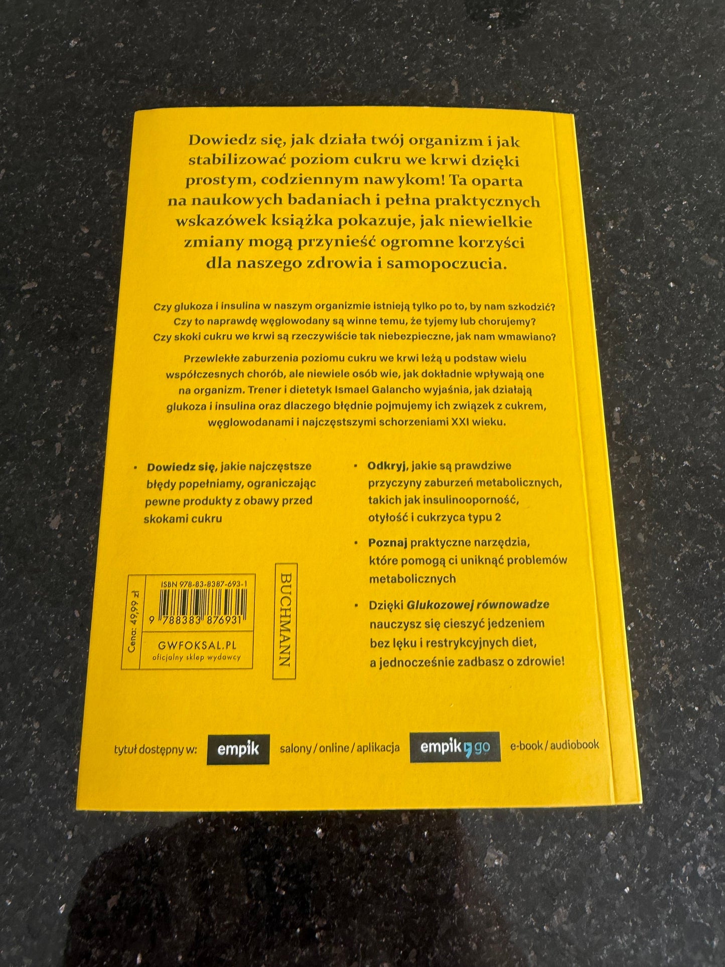 Polish 🇵🇱 Book - Ismael Galancho - Glukozowa Równowaga (rownowaga)