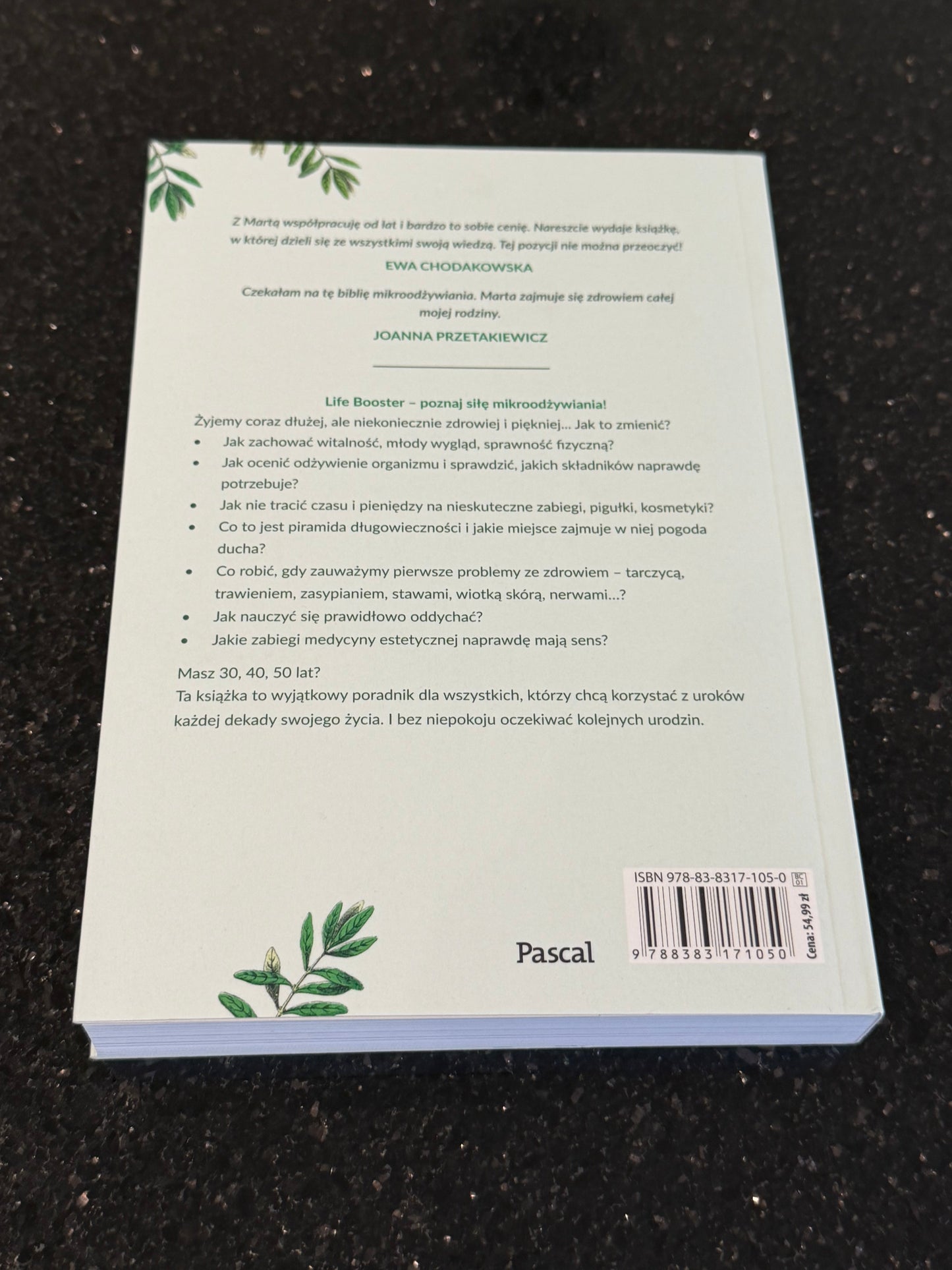 🇵🇱Polish Book - Marta Pawelec Anna Protas Zyj (Żyj) 120 lat. Moc Mikroodżywiania