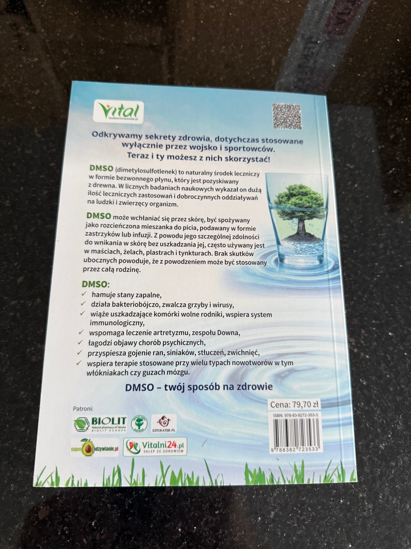 🇵🇱Polish Book - A. P. Hartmut Fischer - DMSO naturalny srodek przeciwzapalny i przeciwbólowy