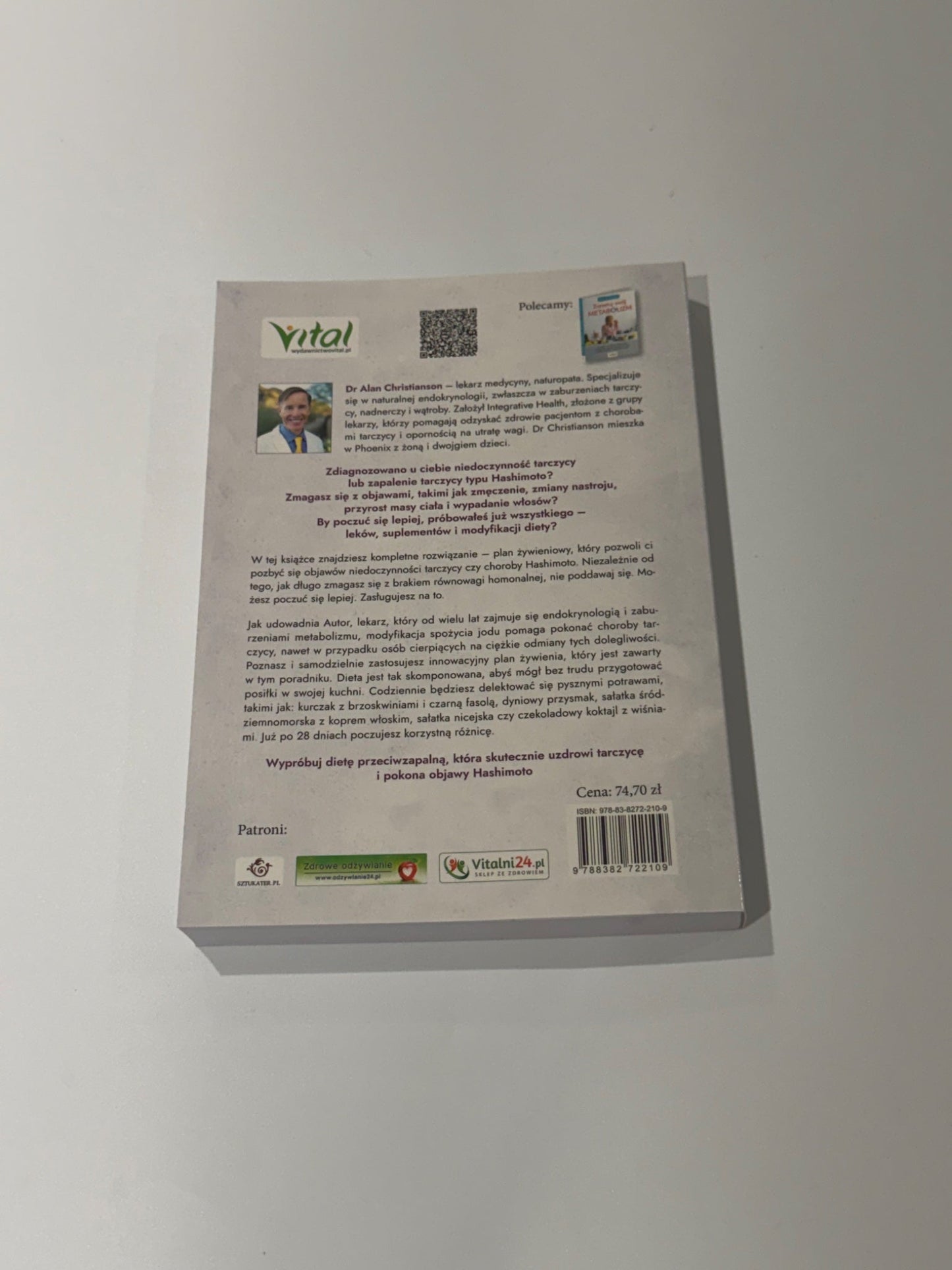 🇵🇱Polish Book - dr Alan Christianson - Kompletna Dieta na Uzdrowienie Tarczycy i Hashimoto