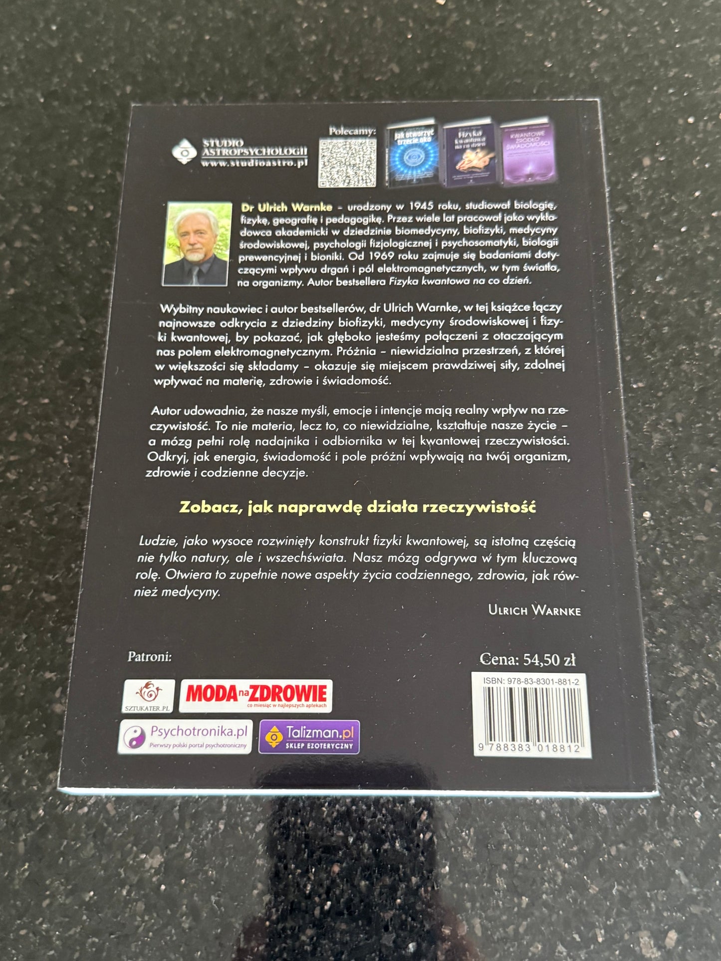Polish 🇵🇱 Book - Dr. Ulrich Warnke - Kwantowa Energia Myśli (Mysli)