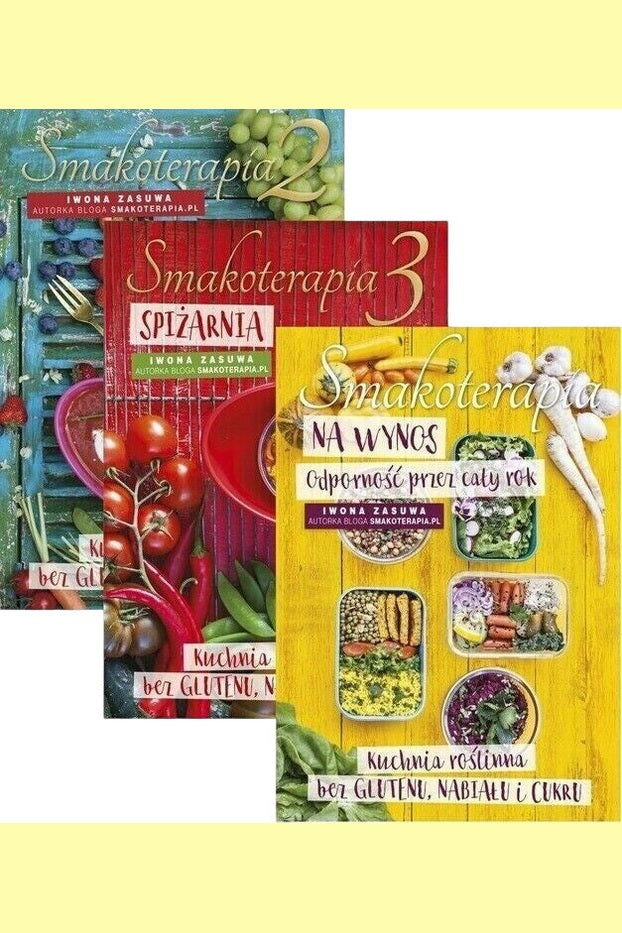 Iwona Zasuwa - Smakoterapia 1, 2 & 3 / Spizarnia / Na wynos | Polish book