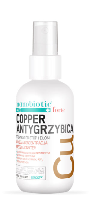 Nanobiotic Med Forte Antygrzybica Preparat do Stóp i Dłoni – Nanobiotic Med Forte Antifungal Spray for Feet & Hands