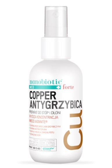 Nanobiotic Med Forte Antygrzybica Preparat do Stóp i Dłoni – Nanobiotic Med Forte Antifungal Spray for Feet & Hands