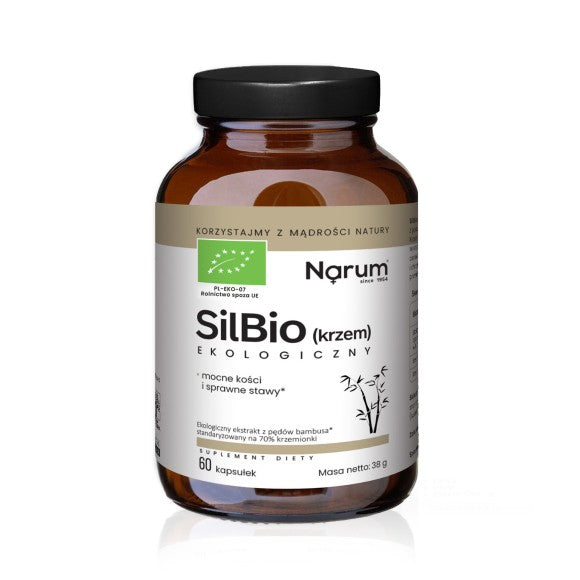Narum SilBio (krzem) Ekologiczny 60 kapsułek – Narum SilBio Organic Silicon 60 Capsules
