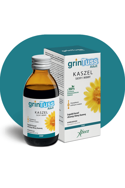 OPEN PACKAGING - Aboca GrinTuss Adult Syrup - 180g - My Health Oasis