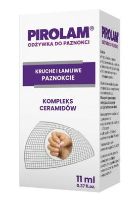 Pirolam Odżywka do Paznokci Kruche i Łamliwe Kompleks Ceramidów 11ml – Pirolam Nail Conditioner Brittle & Fragile Nails Ceramide Complex 11ml