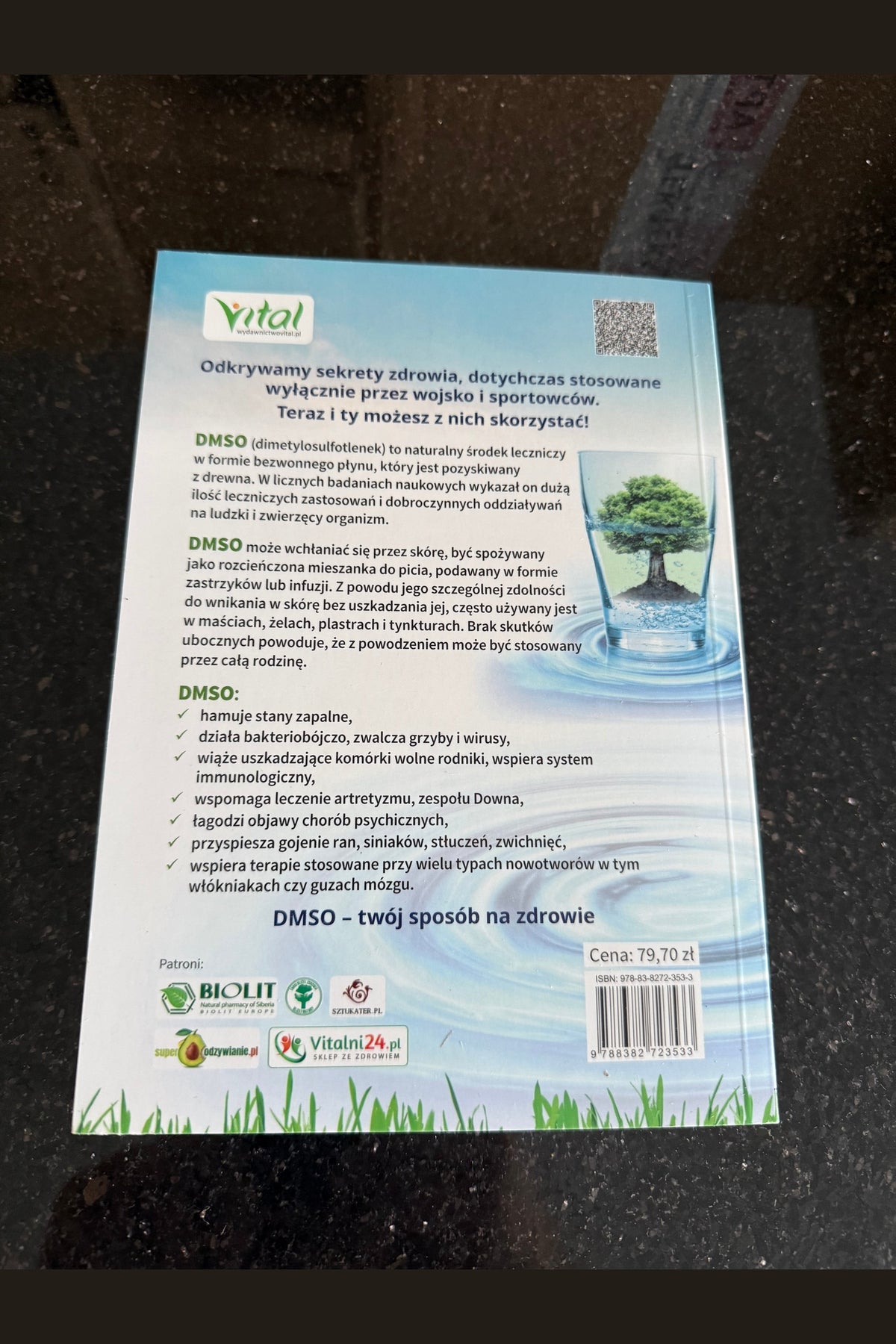 🇵🇱Polish Book - A. P. Hartmut Fischer - DMSO naturalny srodek przeciwzapalny i przeciwbólowy
