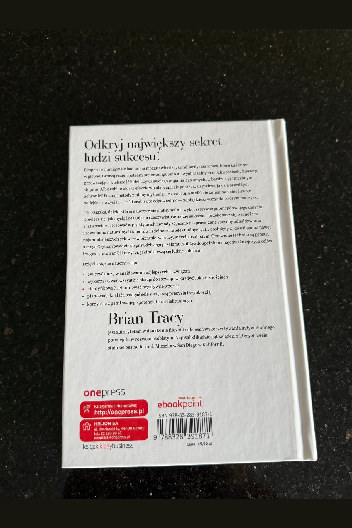 🇵🇱Polish Book - Brian Tracy - Get Smart! Mysl i postępuj jak najbogatsi ludzie