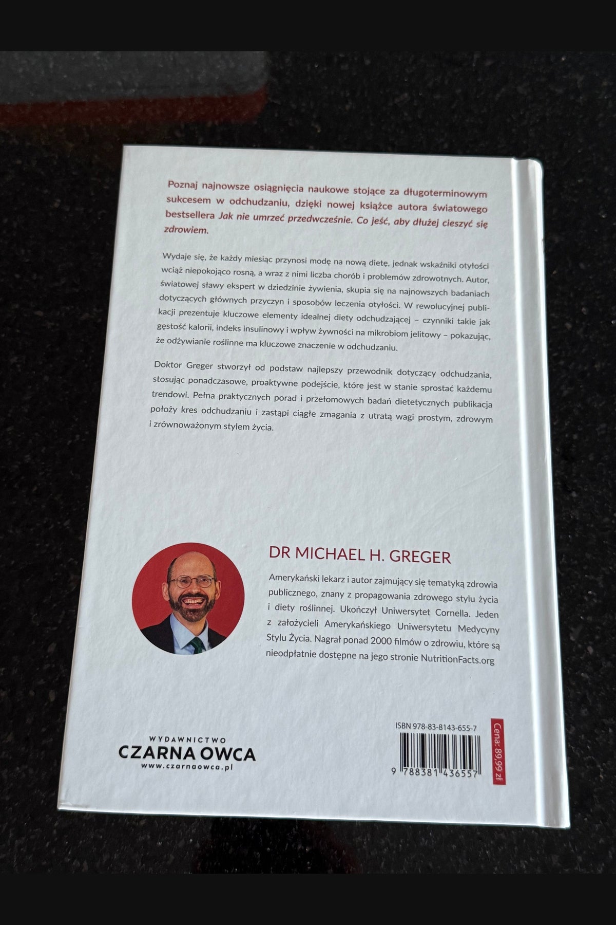 Polish 🇵🇱 Book - Dr. Michael H. Greger - Jak sie nie odchudzac