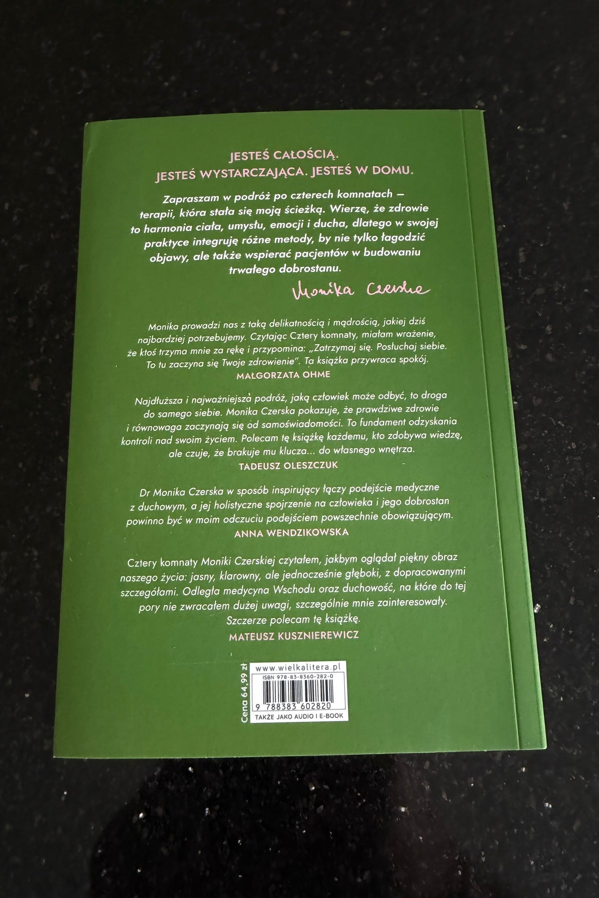 🇵🇱Polish Book - Dr.Monika Czerska - Cztery Komnaty