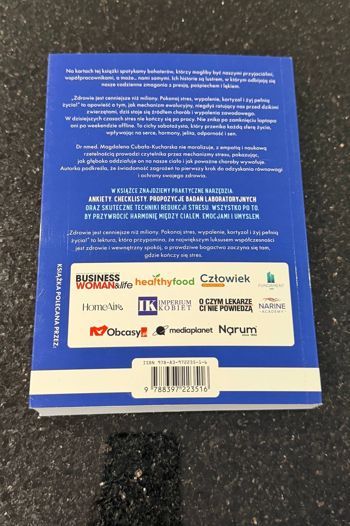 🇵🇱Polish Book - Dr.N.Med.Magdalena Cubala-Kucharska - Zdrowie Jest Cenniejsze Niż Miliony
