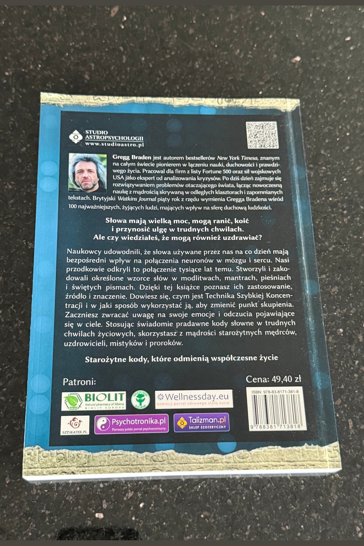 🇵🇱Polish Book - Gregg Braden - Kody Madrosci Mądrości