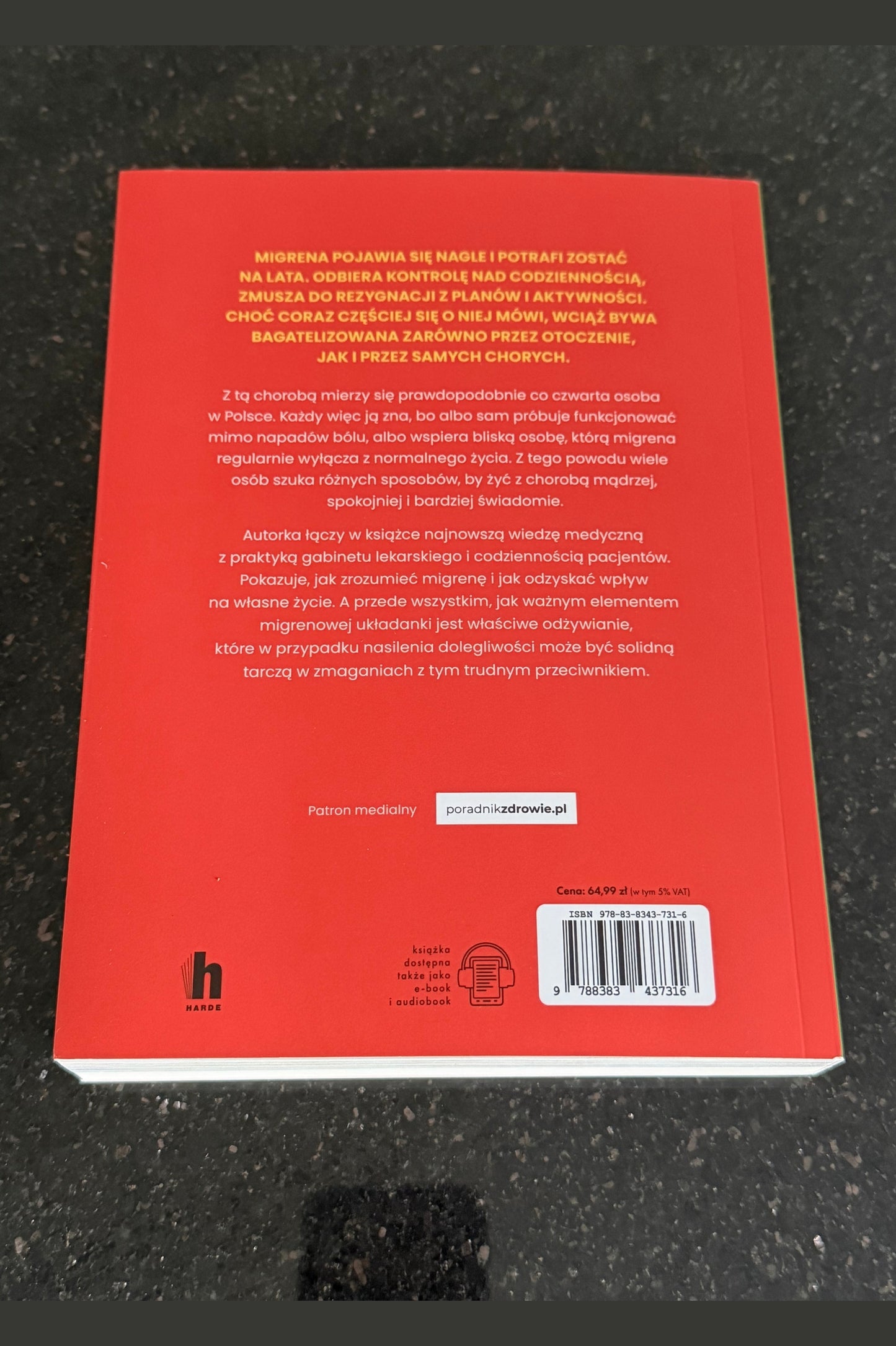 🇵🇱Polish Book - Joanna Zielewska - Migrena. Uwolnij sie od bólu