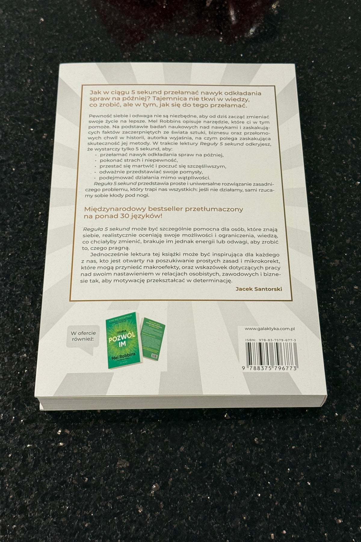 Polish 🇵🇱 Book - Mel Robbins - Reguła Regula 5 Sekund