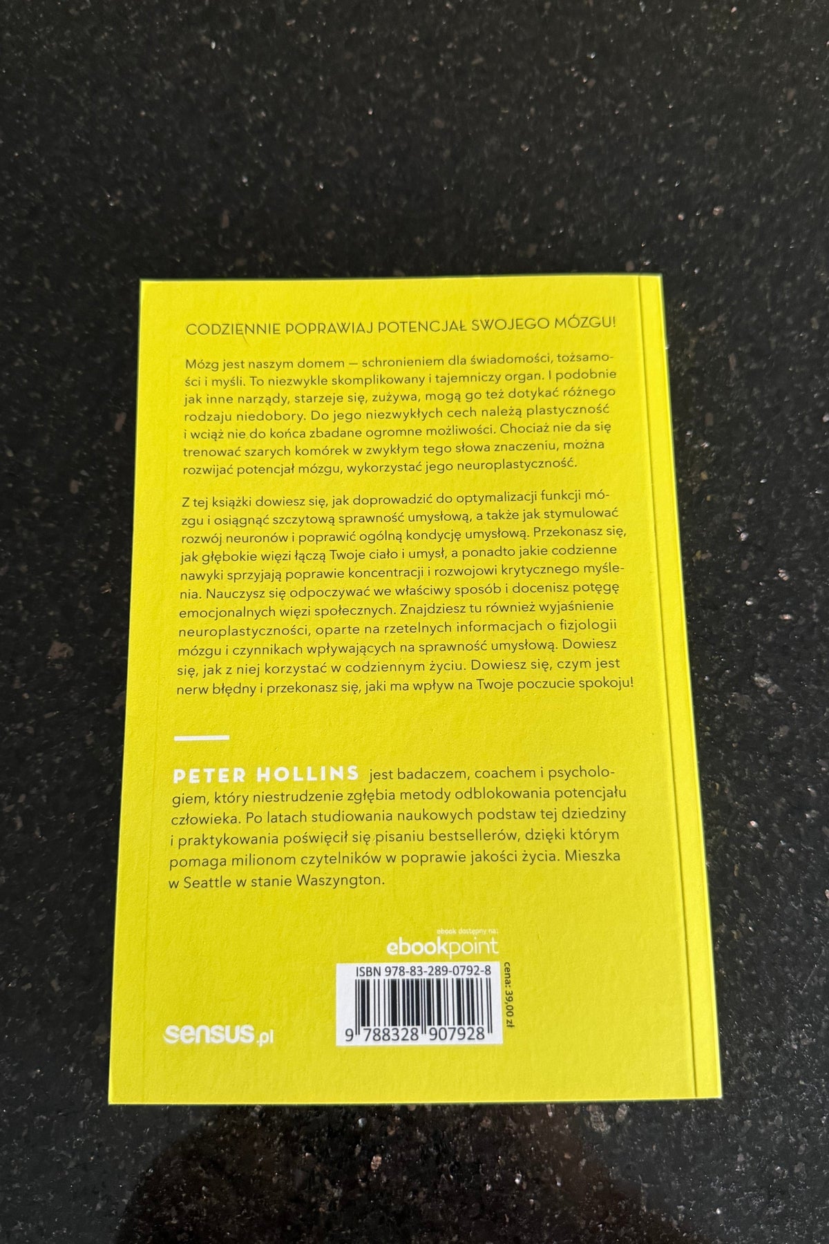 🇵🇱Polish Book - Peter Hollins - Inżynieria Mózgu lnzyneria Mozgu Polska Ksiazka