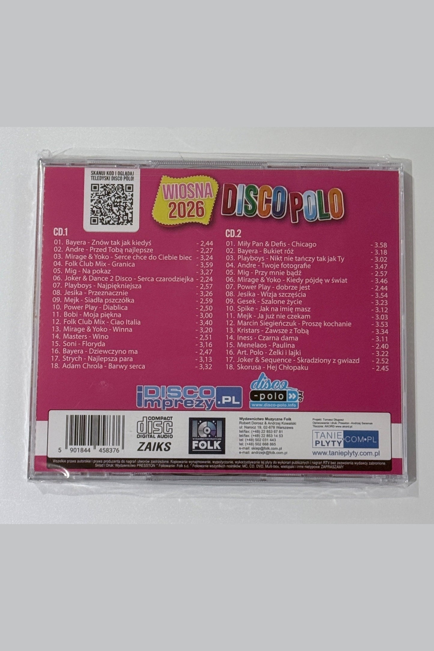 🇵🇱Polish CD - Various Artists - Wiosna 2026 Disco Polo 2026