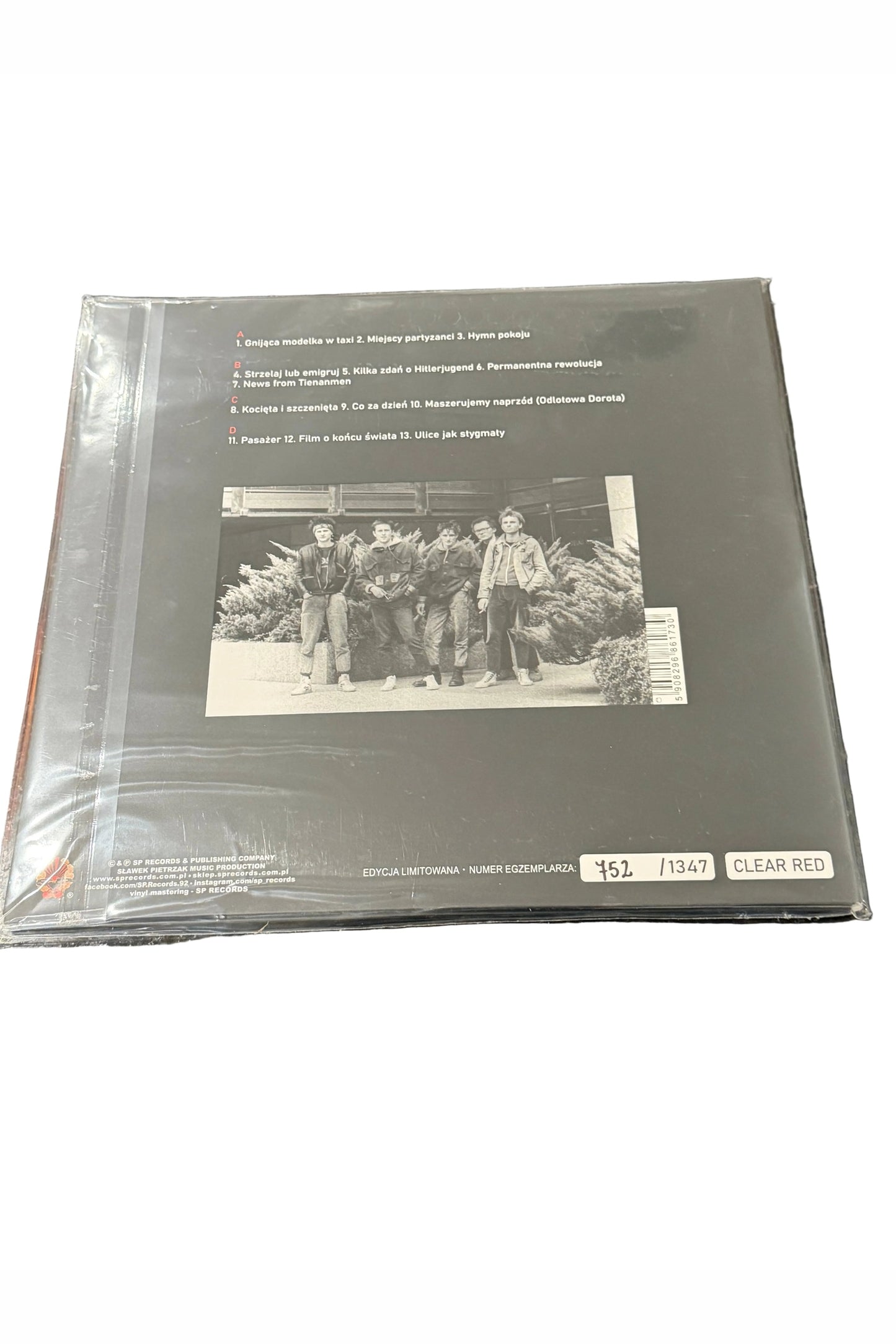 🇵🇱Polish Music Vinyl - Pidżama P***o - Futurista LP Limited Clear Red Vinyl Polska Muzyka Unikat