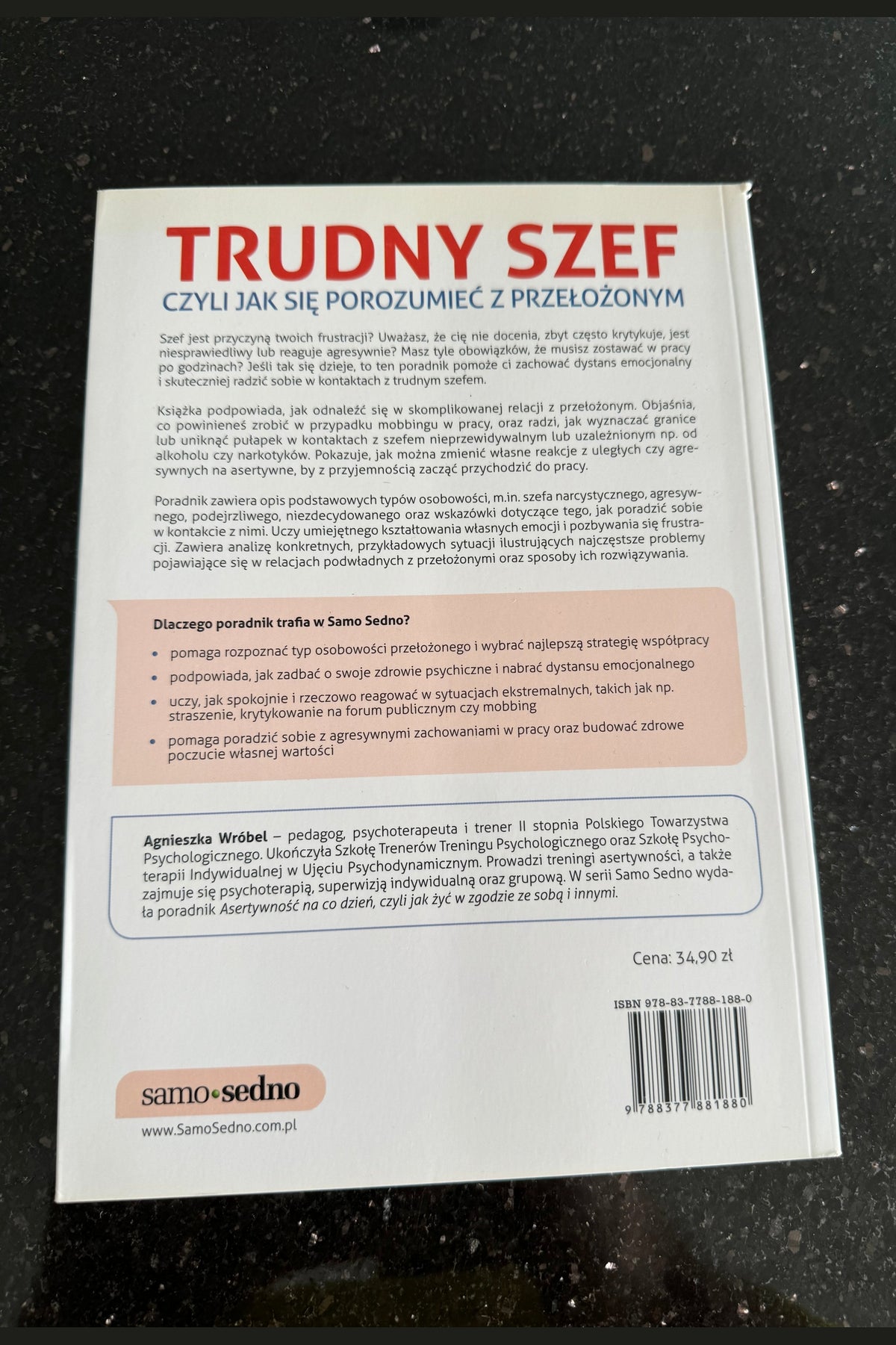Samo Sedno - Trudny Szef - Polish Book Fast Delivery