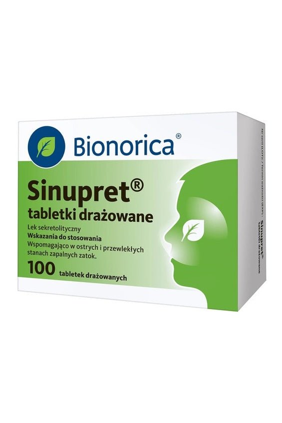 Sinupret - 100 Tablets - My Health Oasis