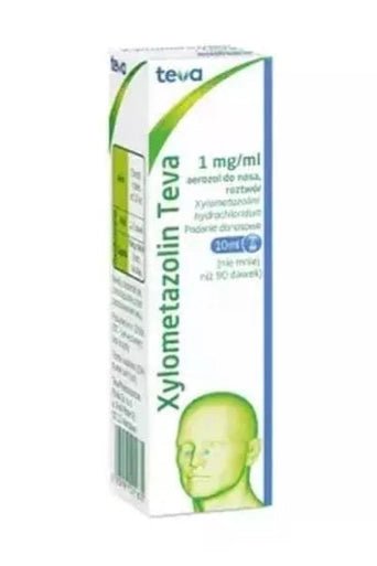 Xylometazolin Teva 0,1% aerozol do nosa - 10 ml - My Health Oasis