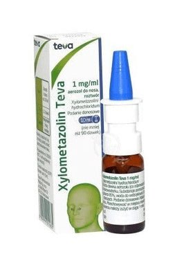 Xylometazolin Teva 0,1% aerozol do nosa - 10 ml - My Health Oasis